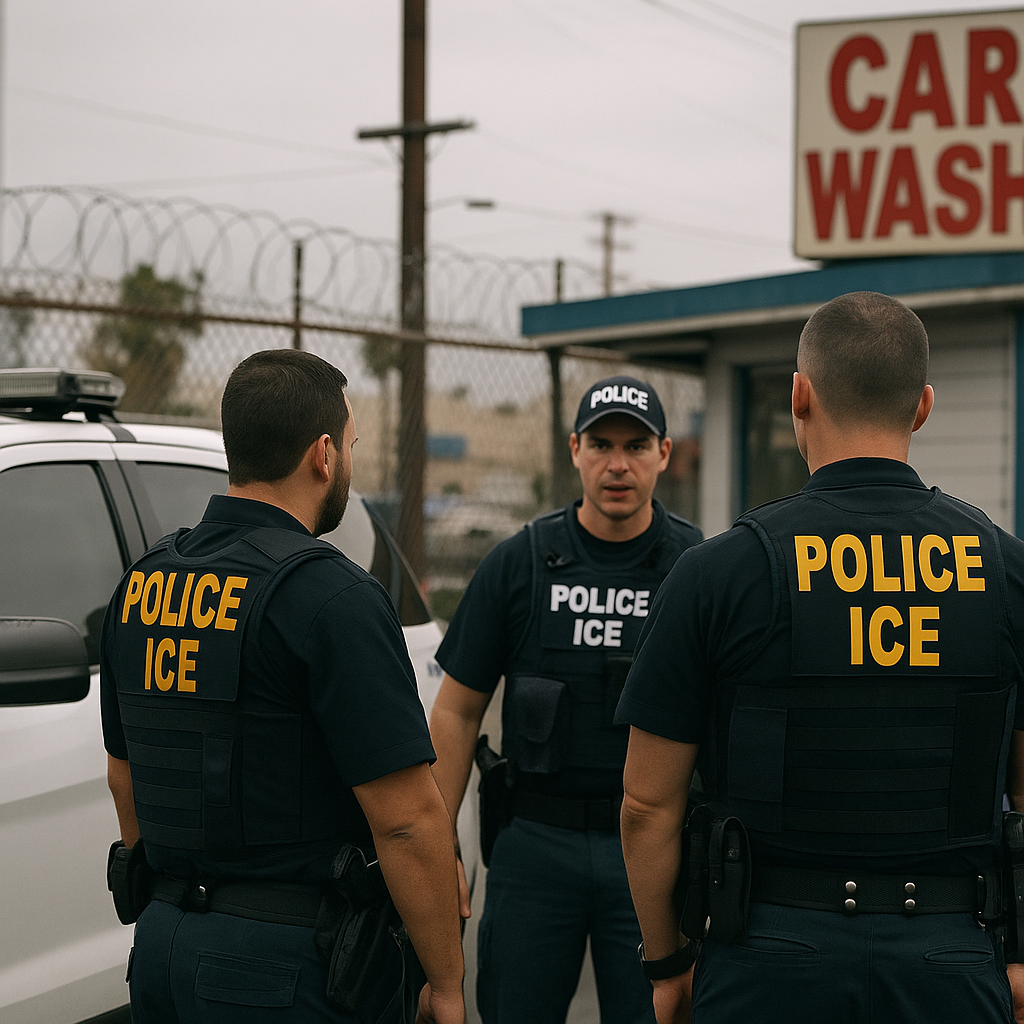 ICE Agents Spotted at LA Car Wash on Sepulveda & La Grange Employee Interview Reveals Alleged Abductions